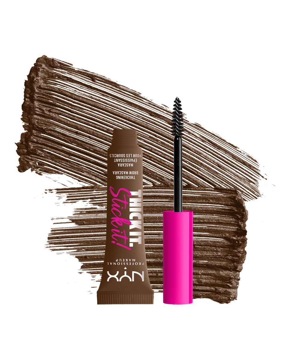 Imagen 4 de Máscara de cejas Thick it Stick it NYX Professional Makeup - 06 Brunette 06 Brunette
