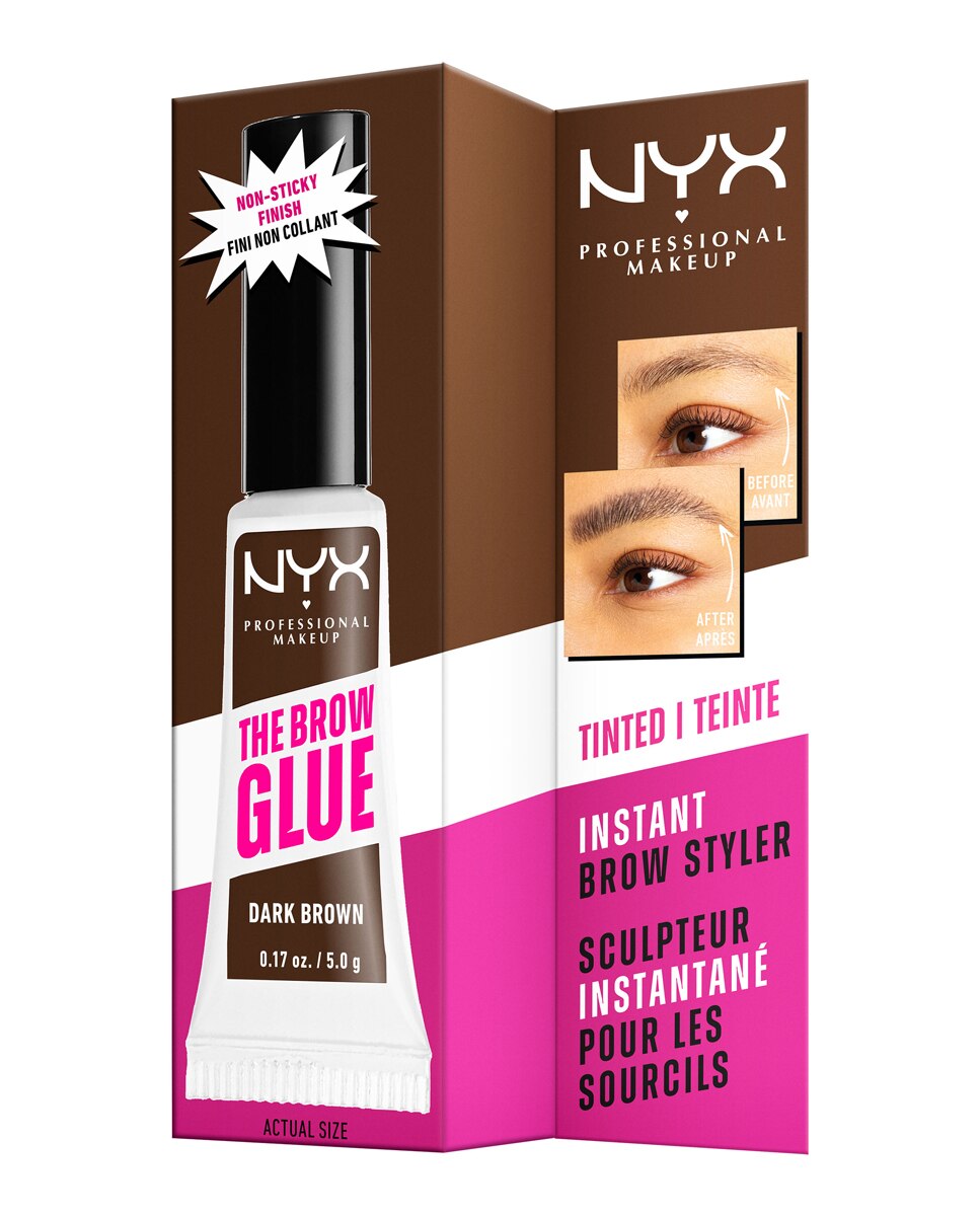 Gel fijador de cejas The Brow Glue NYX Professional Makeup - 03 Marrón Oscuro 5 g 03 Marrón Oscuro-2