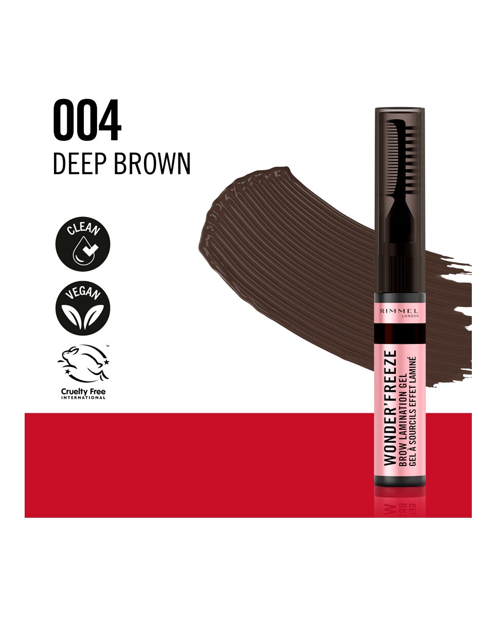 Gel de Cejas Wonder'Freeze Rimmel London - 004 Deep Brown 6 g 004 Deep Brown-4