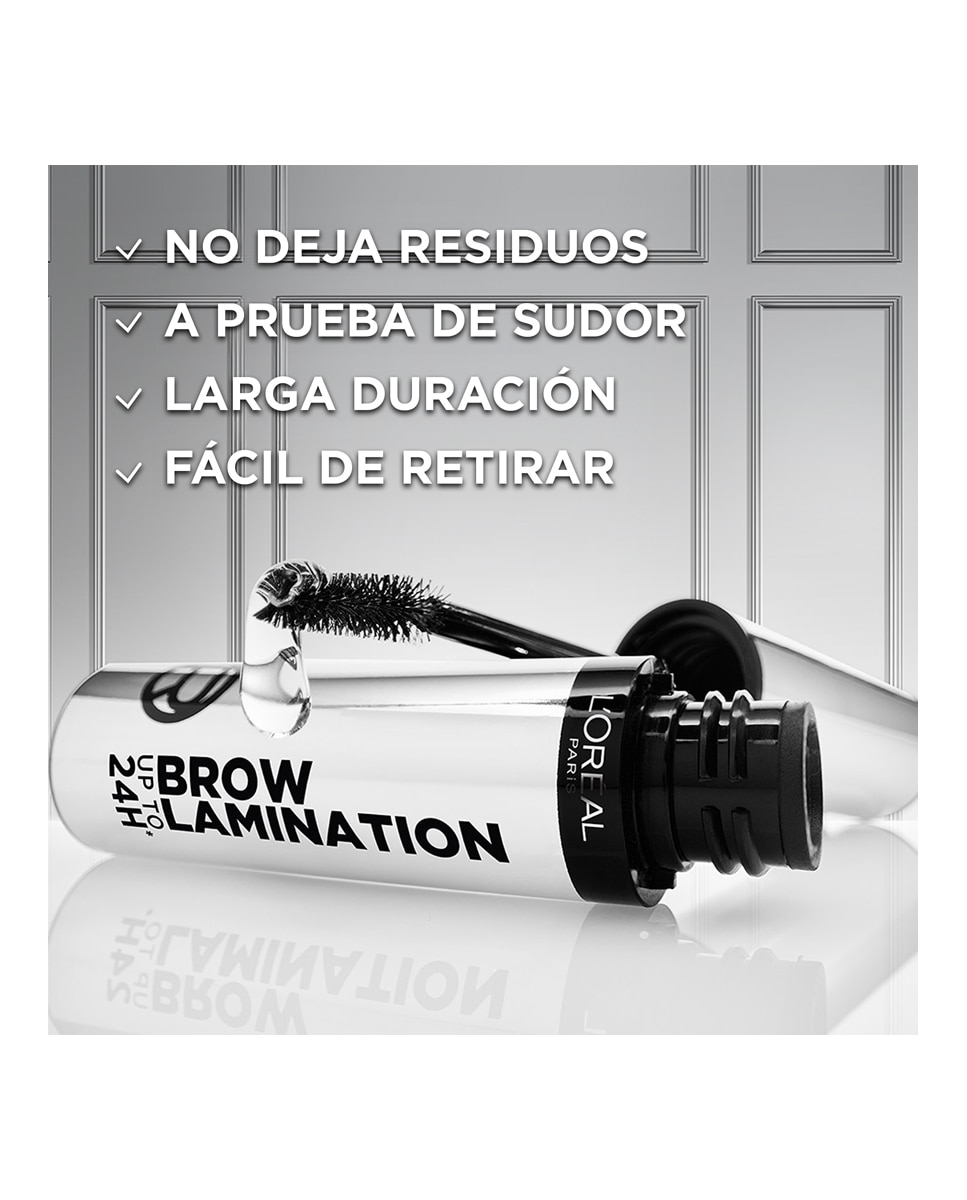 Fijador de cejas Lamination Gel transparente L'Oréal Paris - Tansparente 6 ml Tansparente-2