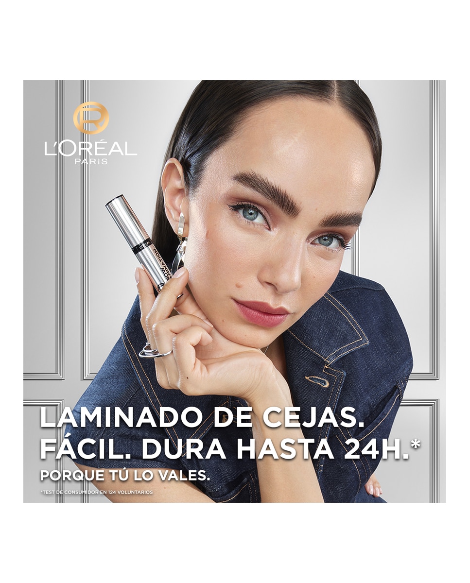 Fijador de cejas Lamination Gel transparente L'Oréal Paris - Tansparente 6 ml Tansparente-6
