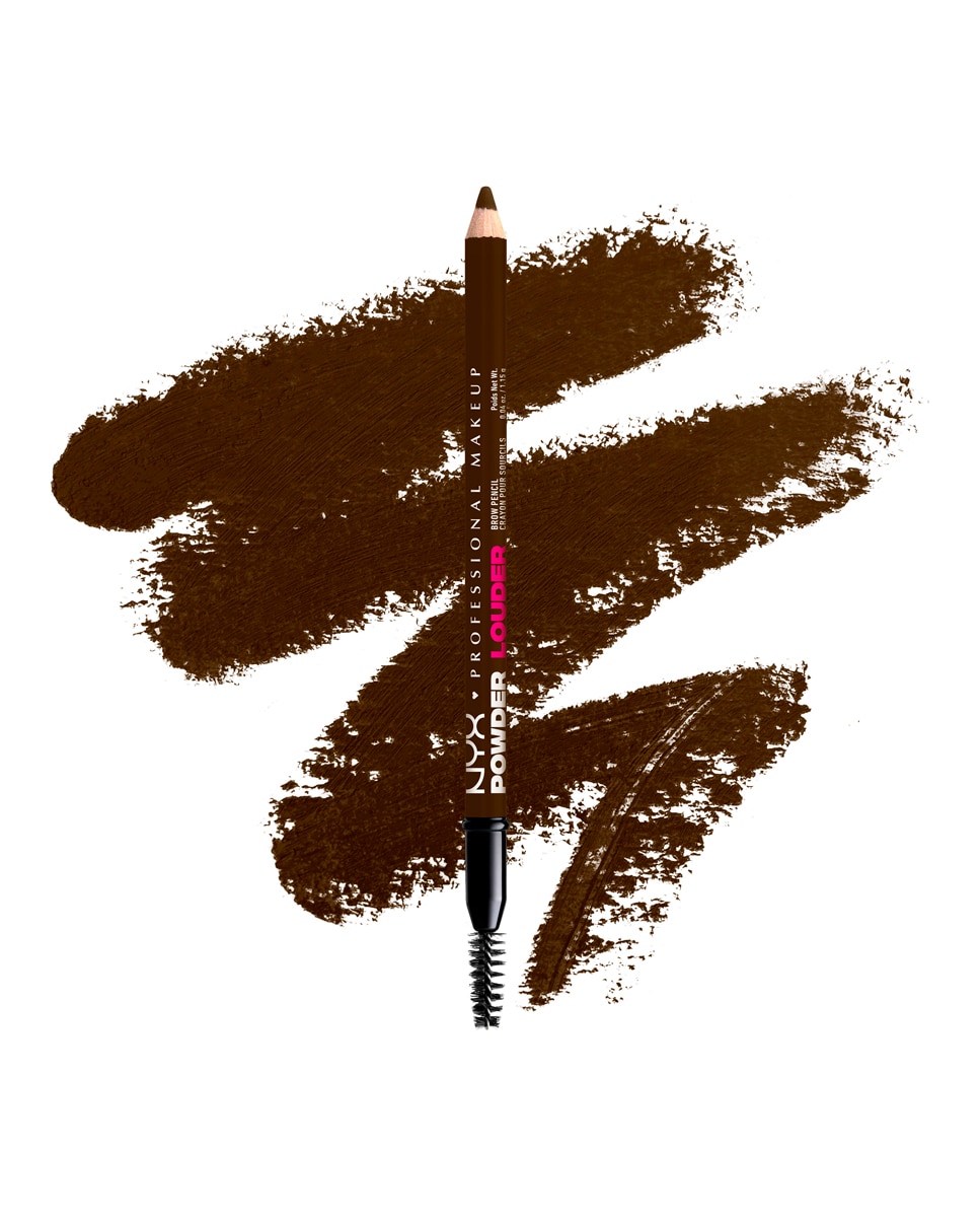 Lápiz de Cejas Powder Lowder NYX Professional Makeup - 06 Ash Brown 06 Ash Brown-4