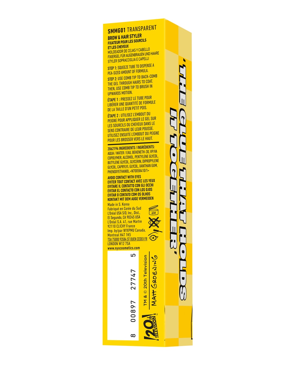 Pegamento de Cejas Marge Simpson NYX Professional Makeup - Transparente Transparente-4