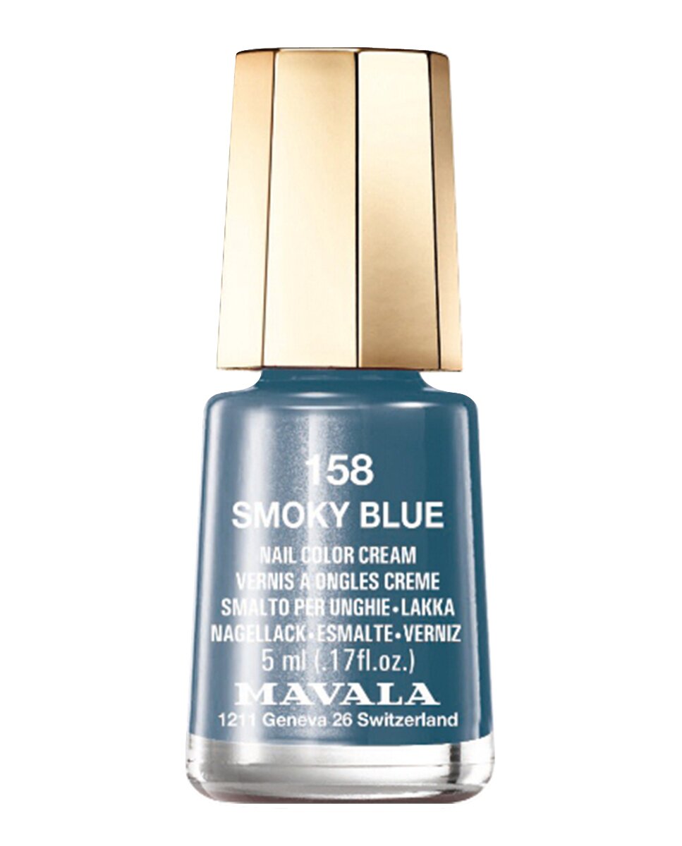 Imagen 0 de Esmalte de uñas Smoky Blue 158 Mavala Color Smoky Blue 158