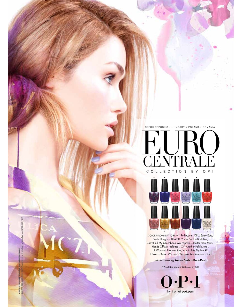 Esmalte de uñas Tiramisu for Two Nail Lacquer OPI - Coca Cola Red 15 ml Malaga Wine-2
