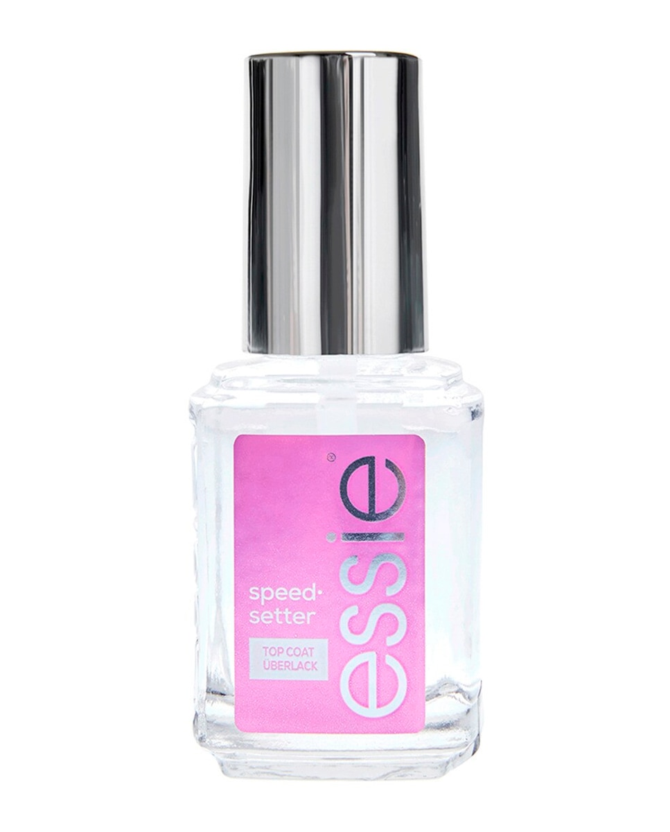 Essie - Tratamiento de uñas para acabado brillo y secado rápido - top coat speed setter Essie.