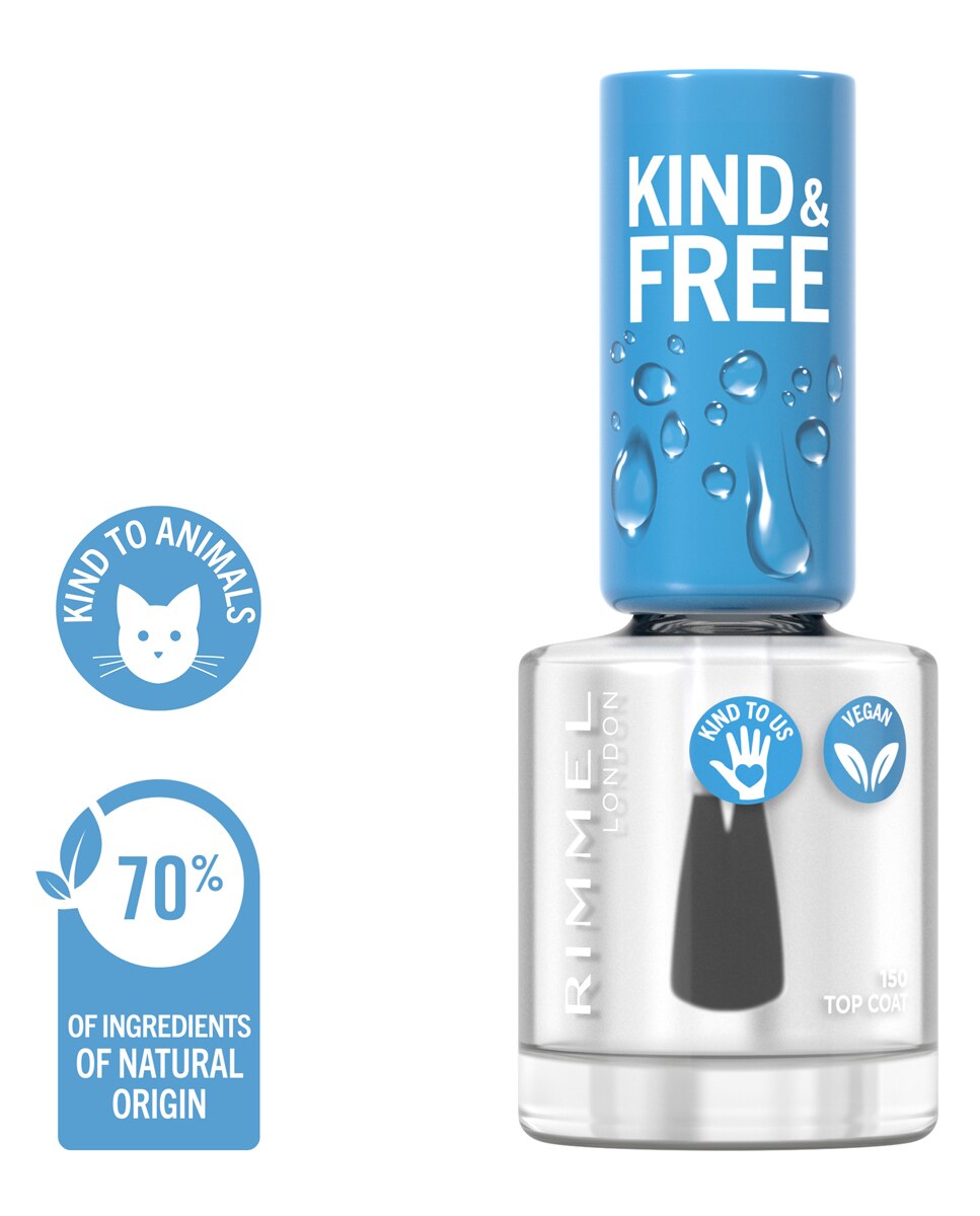 Laca de uñas Kind & Free Rimmel - 150 Top Coat 150 Top Coat-3