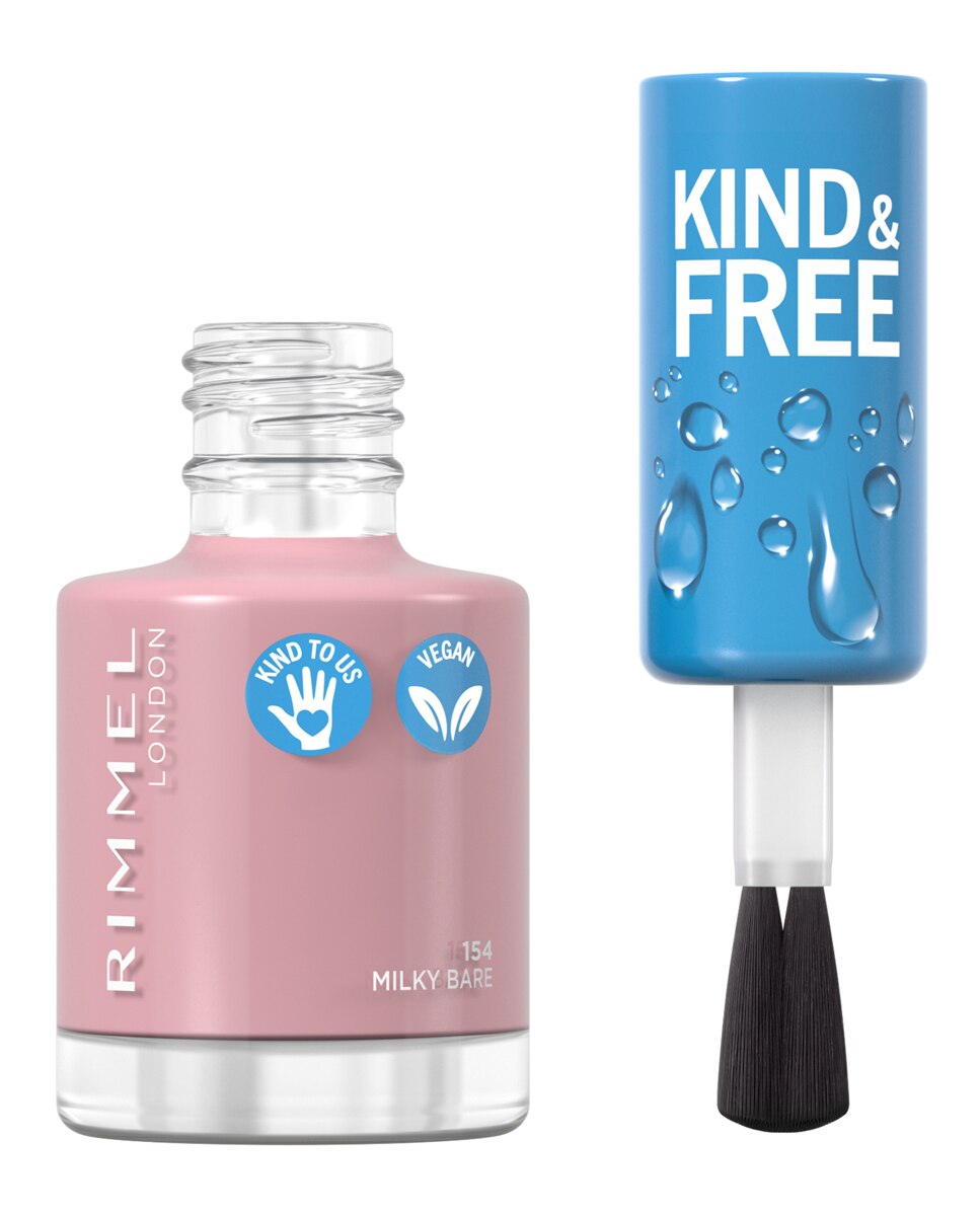 Laca de uñas Kind & Free Rimmel - 154 Milky Bare 154 Milky Bare-4