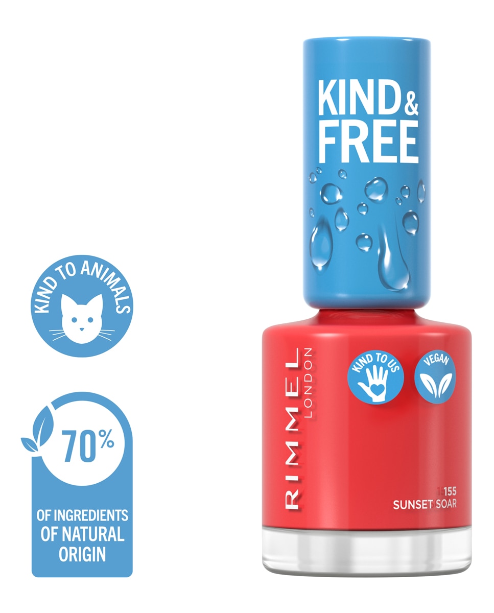 Laca de uñas Kind & Free Rimmel - 155 Sunset Soar 155 Sunset Soar-3