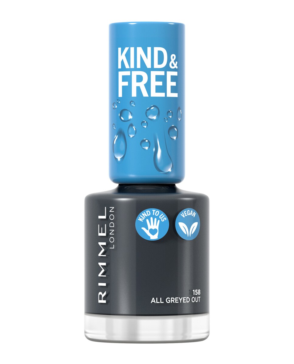 Laca de uñas Kind & Free Rimmel - 158 All Greyed Out 158 All Greyed Out-1