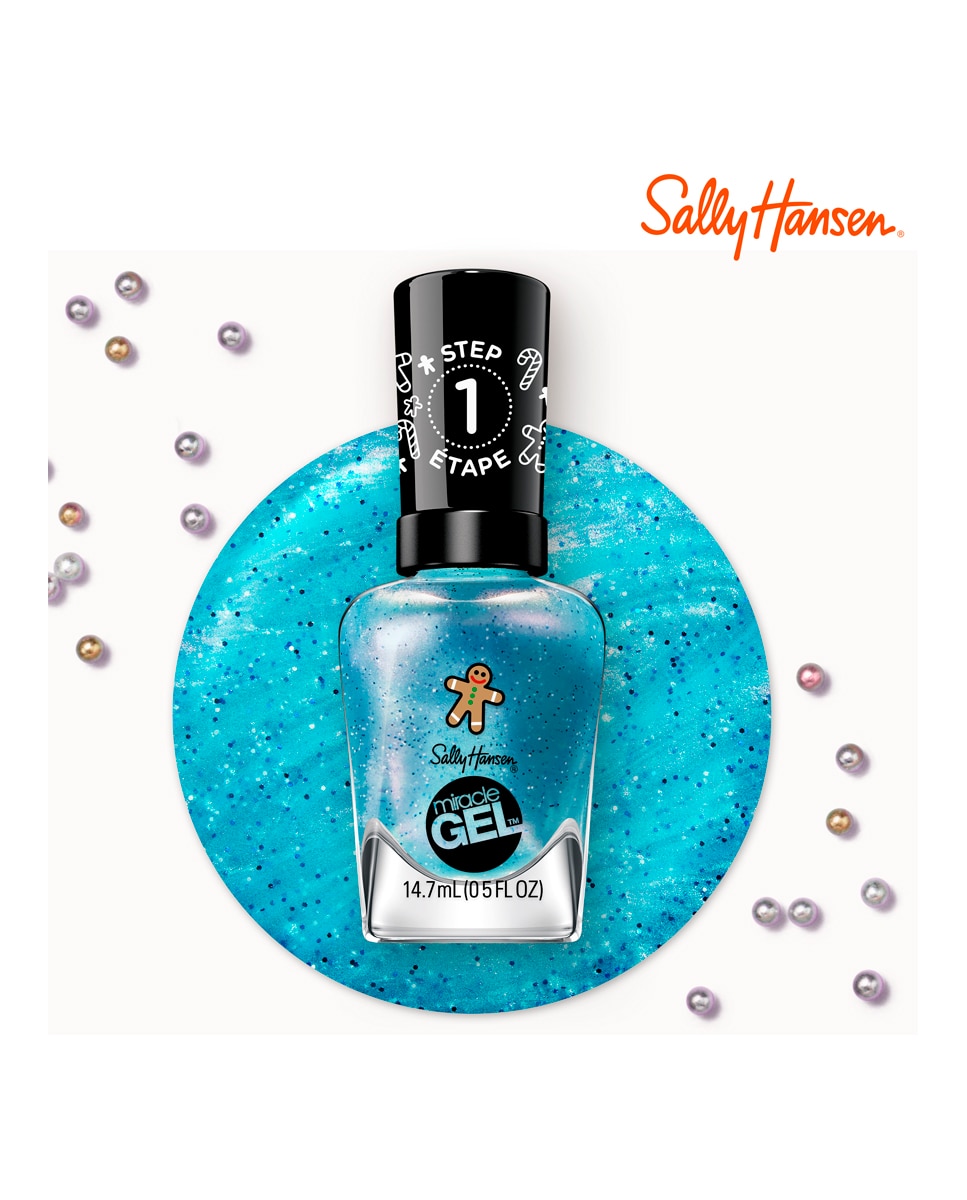 Esmalte de Uñas Miracle gel Colleción Galletas de Jengibre Sally Hansen - 910 - Jack Frosted 910 - Jack Frosted-5