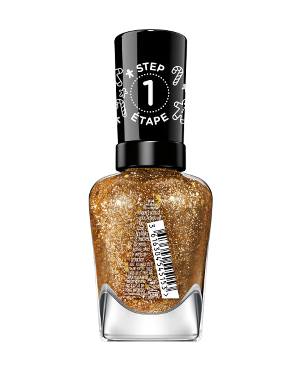 Esmalte de Uñas Miracle gel Colleción Galletas de Jengibre Sally Hansen - 914 - Less Bitter, More Glitter 914 - Less Bitter, More Glitter-4