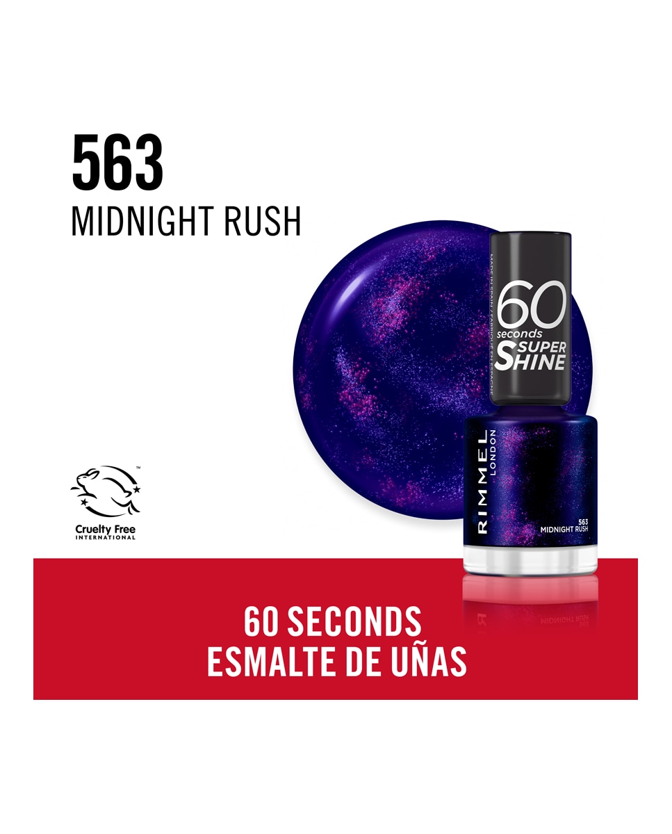 Laca de uñas 60 Seconds Super Shine 8 ml Rimmel London - 563 563-4