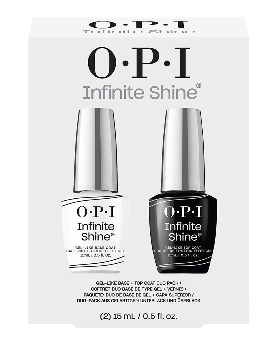 Pack Duo Esmalte de uñas de larga duración Infinite Shine Top Coat + Base Coat OPI 2