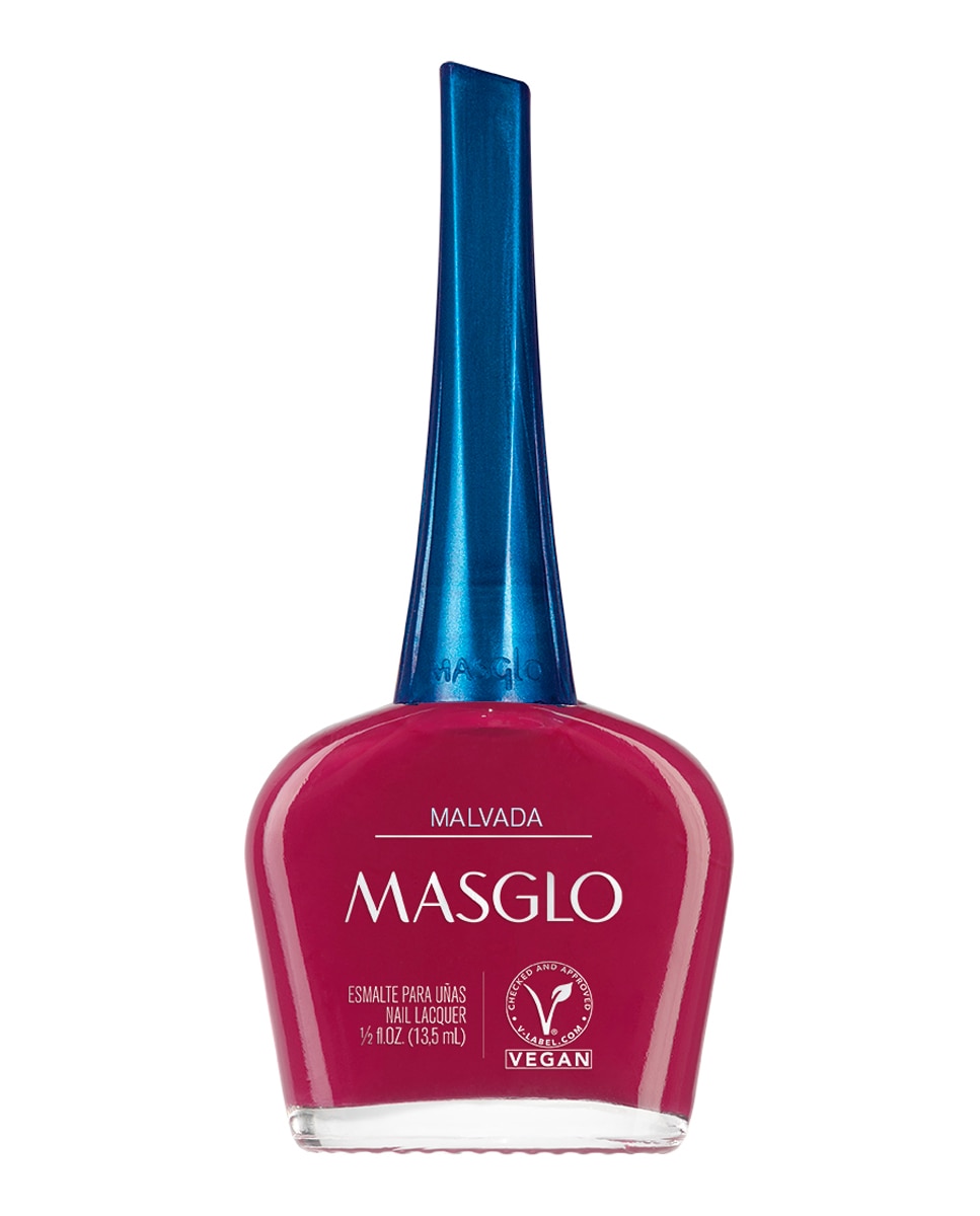 MASGLO - Esmalte de uñas cremoso Malvada 13,5 ml Masglo.