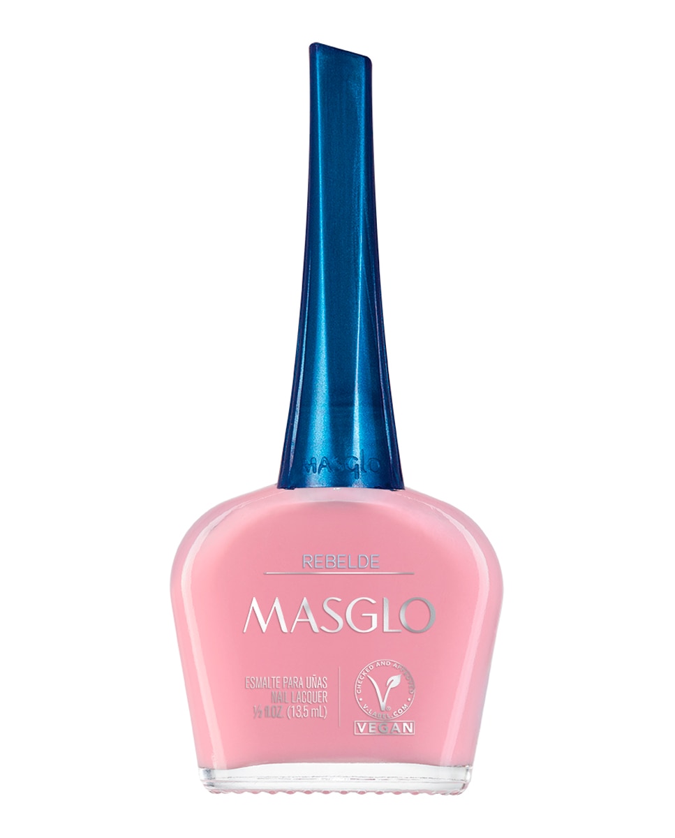 MASGLO - Esmalte de uñas traslúcido Rebelde 13,5 ml Masglo.