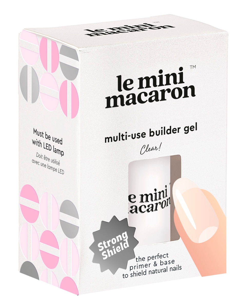 Laca de Uñas 5-en-1 Multiusos Builder Gel Le Mini Macaron - Clear Clear-1