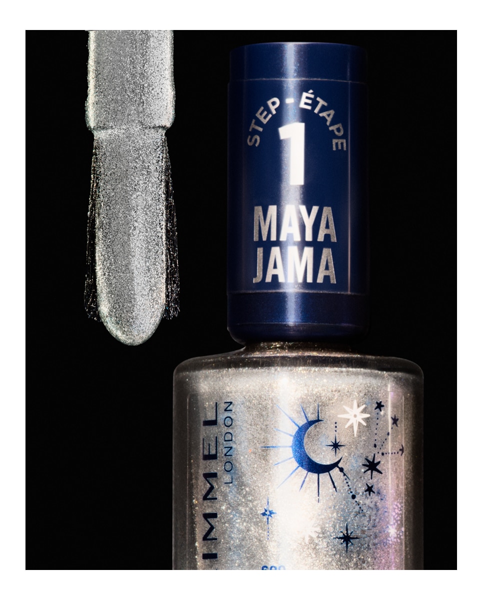 Esmalte de uñas Rim Maya Jama Nail Gel Rimmel London - 600 Sacred Silver 12 ml 600 Sacred Silver-5