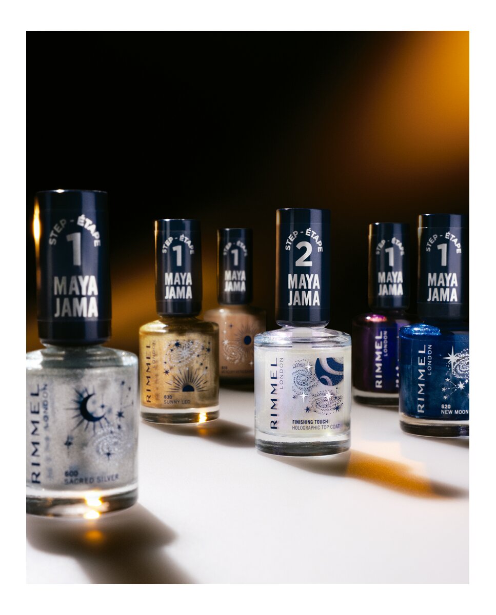 Esmalte de uñas Rim Maya Jama Nail Gel Rimmel London - 600 Sacred Silver 12 ml 600 Sacred Silver-6