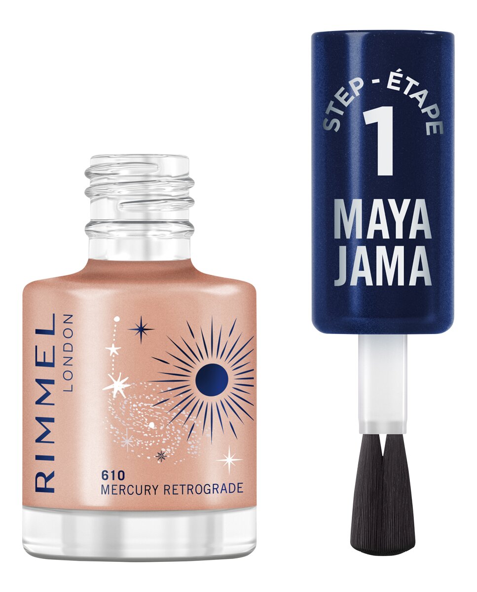 Esmalte de uñas Rim Maya Jama Nail Gel Rimmel London - 610 Mercury Retrograde 12 ml 610 Mercury Retrograde-2