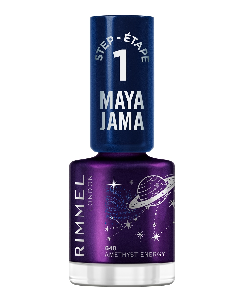 Esmalte de uñas Rim Maya Jama Nail Gel Rimmel London - 640 Amethyst Energy 12 ml 640 Amethyst Energy-1