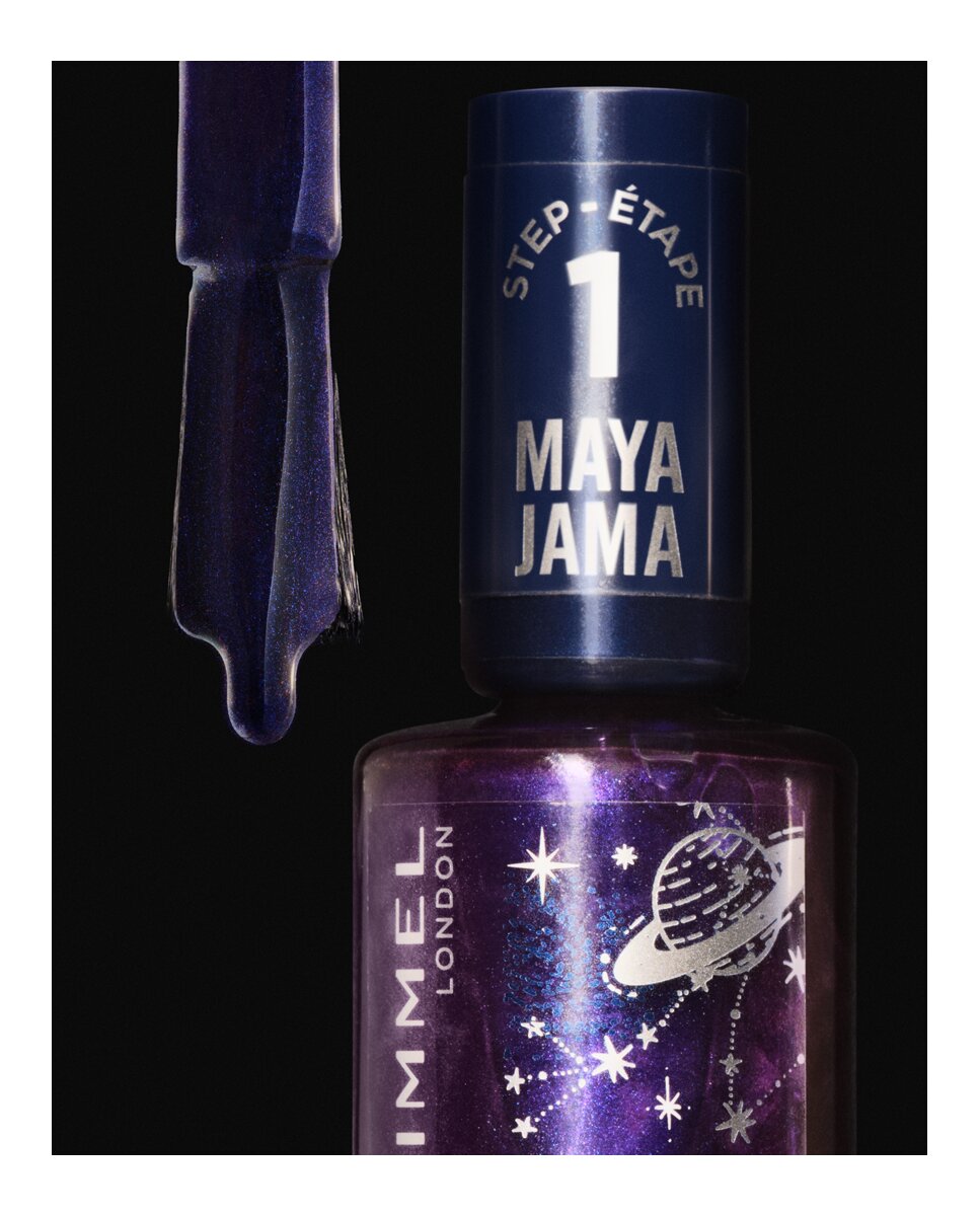 Esmalte de uñas Rim Maya Jama Nail Gel Rimmel London - 640 Amethyst Energy 12 ml 640 Amethyst Energy-5