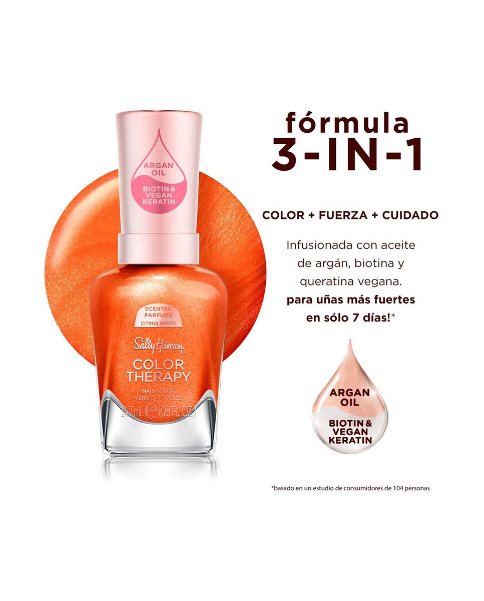 Imagen 4 de Laca de uñas Color Therapy 14,7 ml Sally Hansen - 293 Zest Intentions 293 Zest Intentions