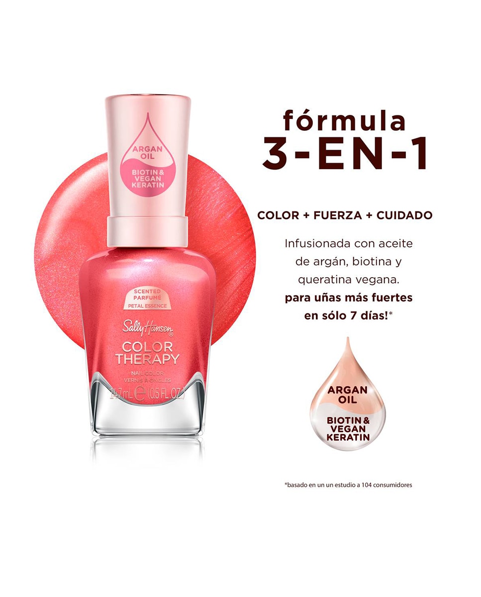 Imagen 4 de Laca de uñas Color Therapy 14,7 ml Sally Hansen - 252 Morning Blossom 252 Morning Blossom