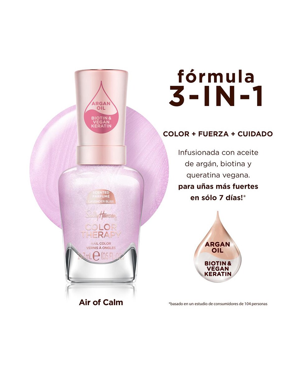 Imagen 4 de Laca de uñas Color Therapy 14,7 ml Sally Hansen - 383 Air of calm 383 Air of calm