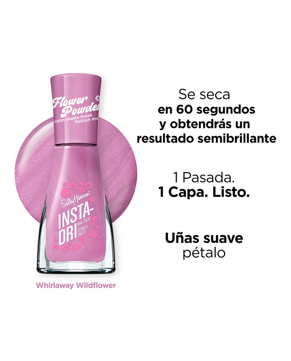 Laca de Uñas Insta Dri Flower Power Sally Hansen - 143 Whirlaway Wildflower 143 Whirlaway Wildflower-4