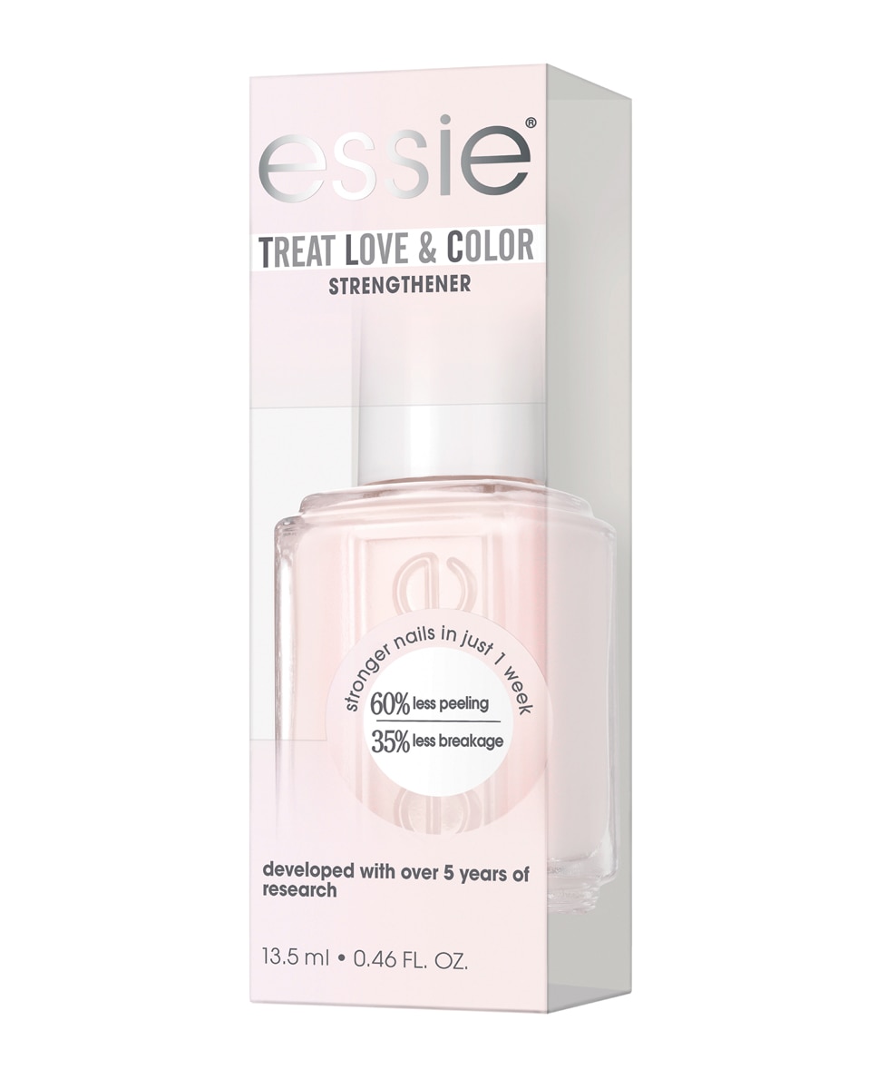Endurecedor de uñas Treat Love & Color Essie - Nude Rosa Tinted Love 2 Nude Rosa Sheers to You 3-2