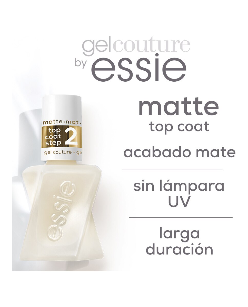 Imagen 3 de Laca de uñas Gel Couture Essie - 539 Electric Geometric Transparente