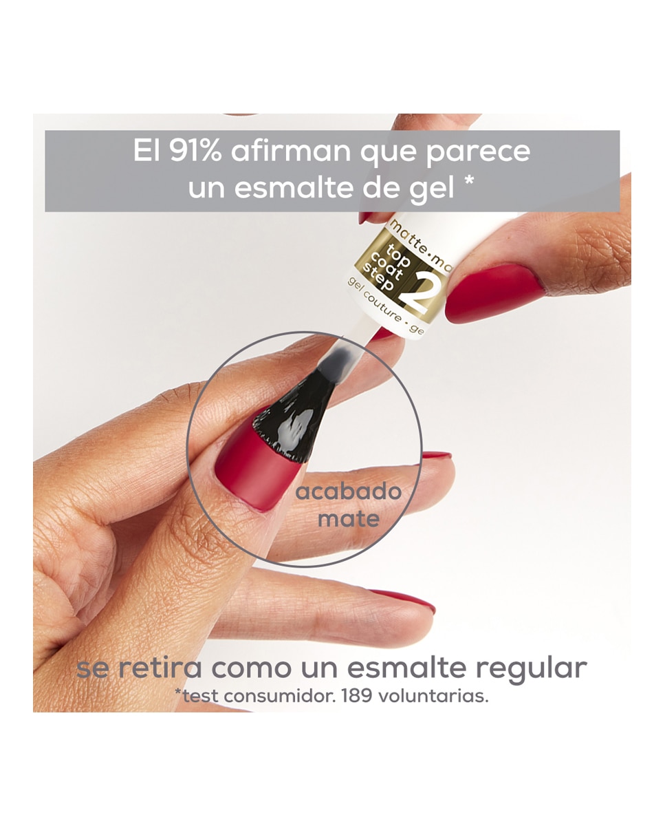 Imagen 5 de Laca de uñas Gel Couture Essie - 539 Electric Geometric Transparente
