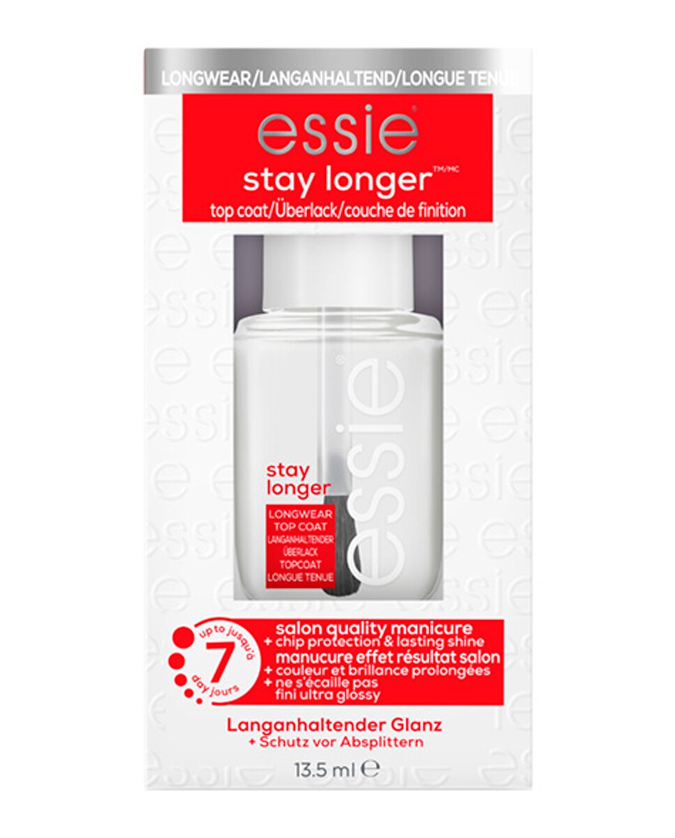Top coat de uñas Stay Longer Essie - 13,5 ml 2