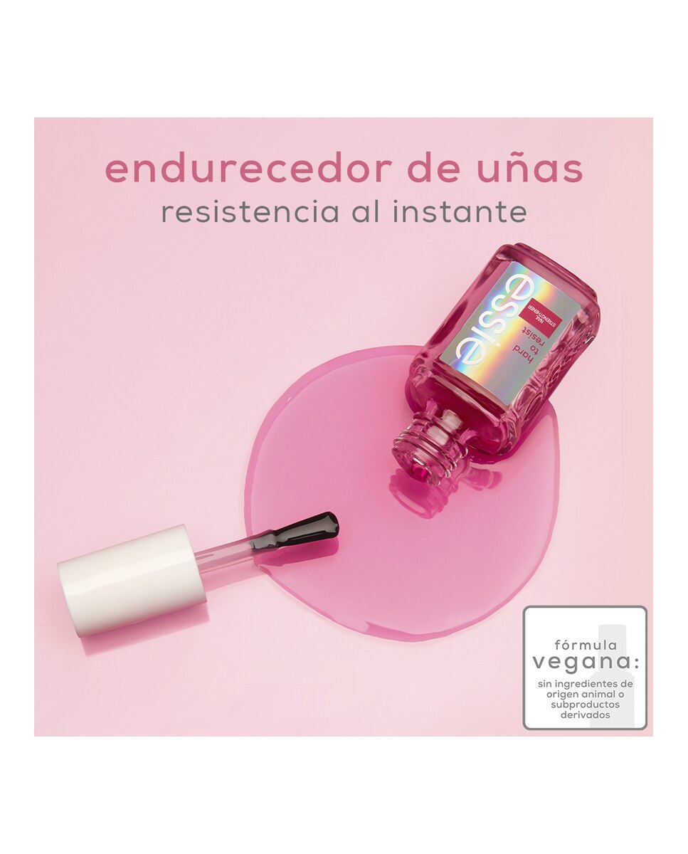 Tratamiento endurecedor de uñas Hard to Resist Pink Essie 8