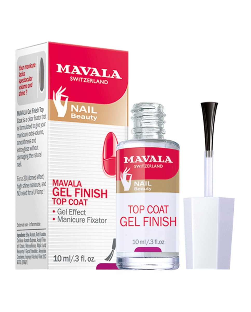 Esmalte Permanente Top Coat Efecto Gel Mavala - 10 ml 2