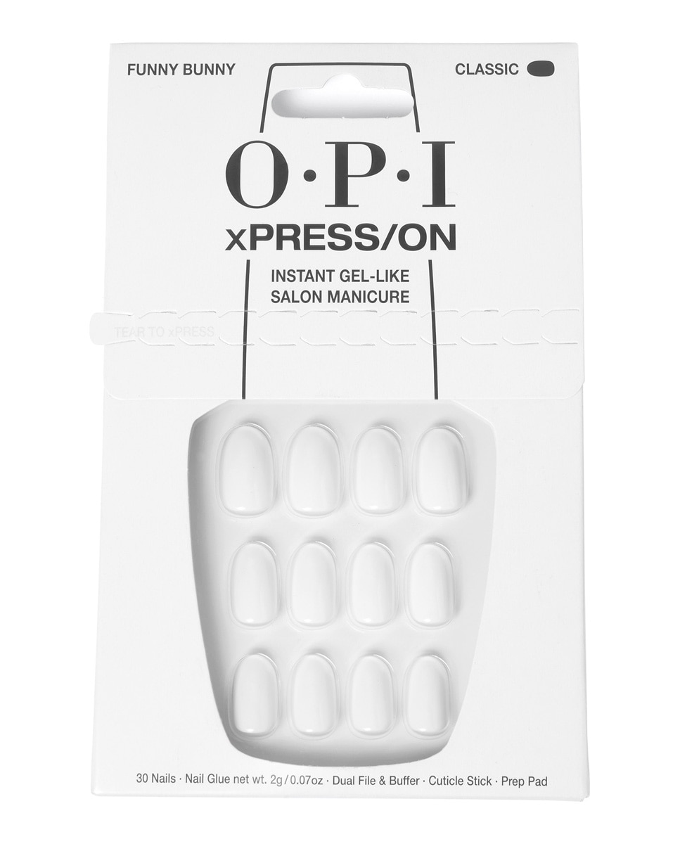 Uñas Artificiales xPRESS/ON esmalte de uñas OPI - Funny Bunny Funny Bunny-1