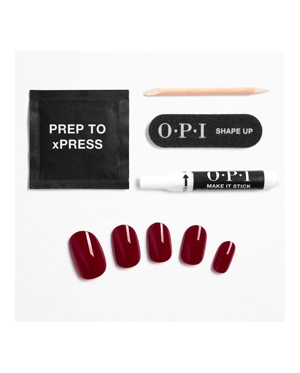 Uñas Artificiales xPRESS/ON esmalte de uñas OPI - Malaga Wine Malaga Wine-3