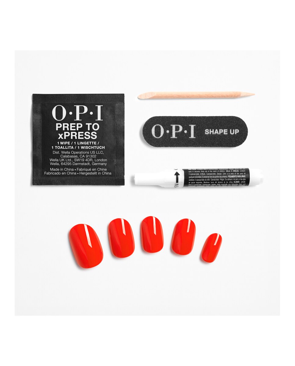 Uñas Artificiales xPRESS/ON esmalte de uñas OPI - Strawberry Margarita Strawberry Margarita-3