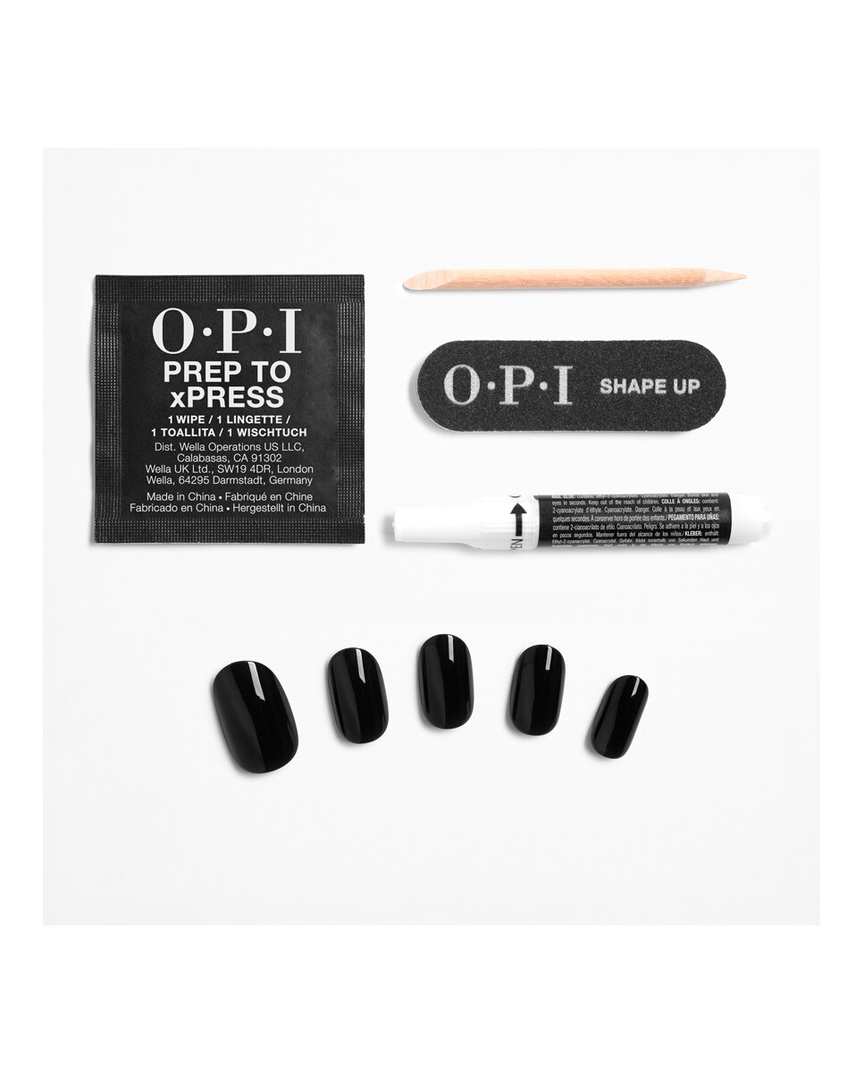 Uñas Artificiales xPRESS/ON esmalte de uñas OPI - Lady in Black Lady in Black-3