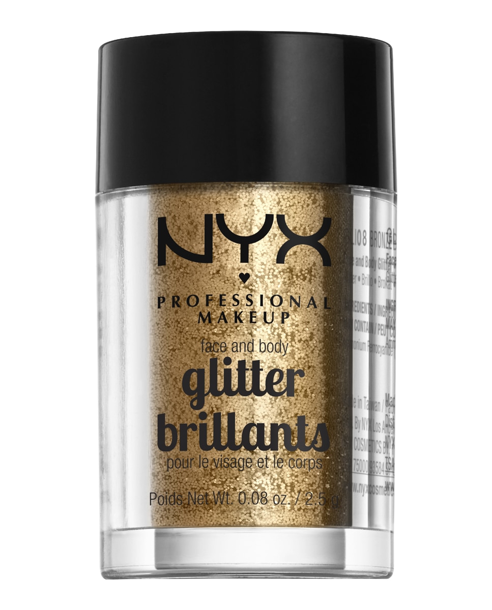 NYX Professional Makeup - Purpurina para rostro y cuerpo NYX Professional Makeup.