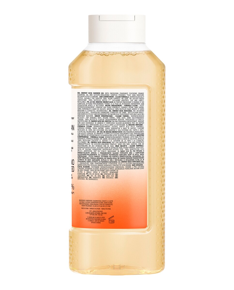 Gel de Baño Energy Kick Adidas - 400 ml 2