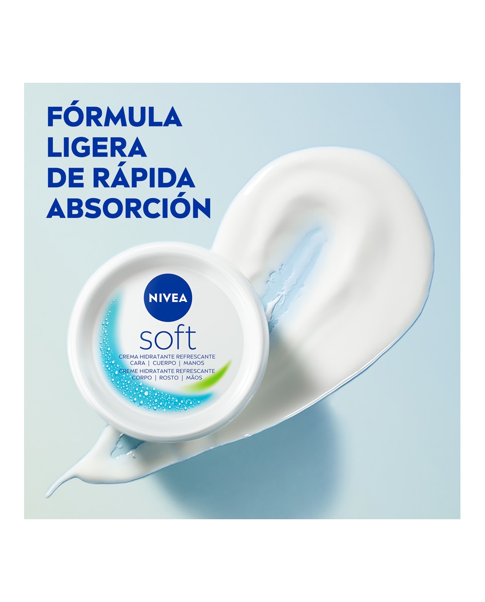 Crema Hidratante Multiuso Soft Mini 50 ml Nivea - 50 ml 4