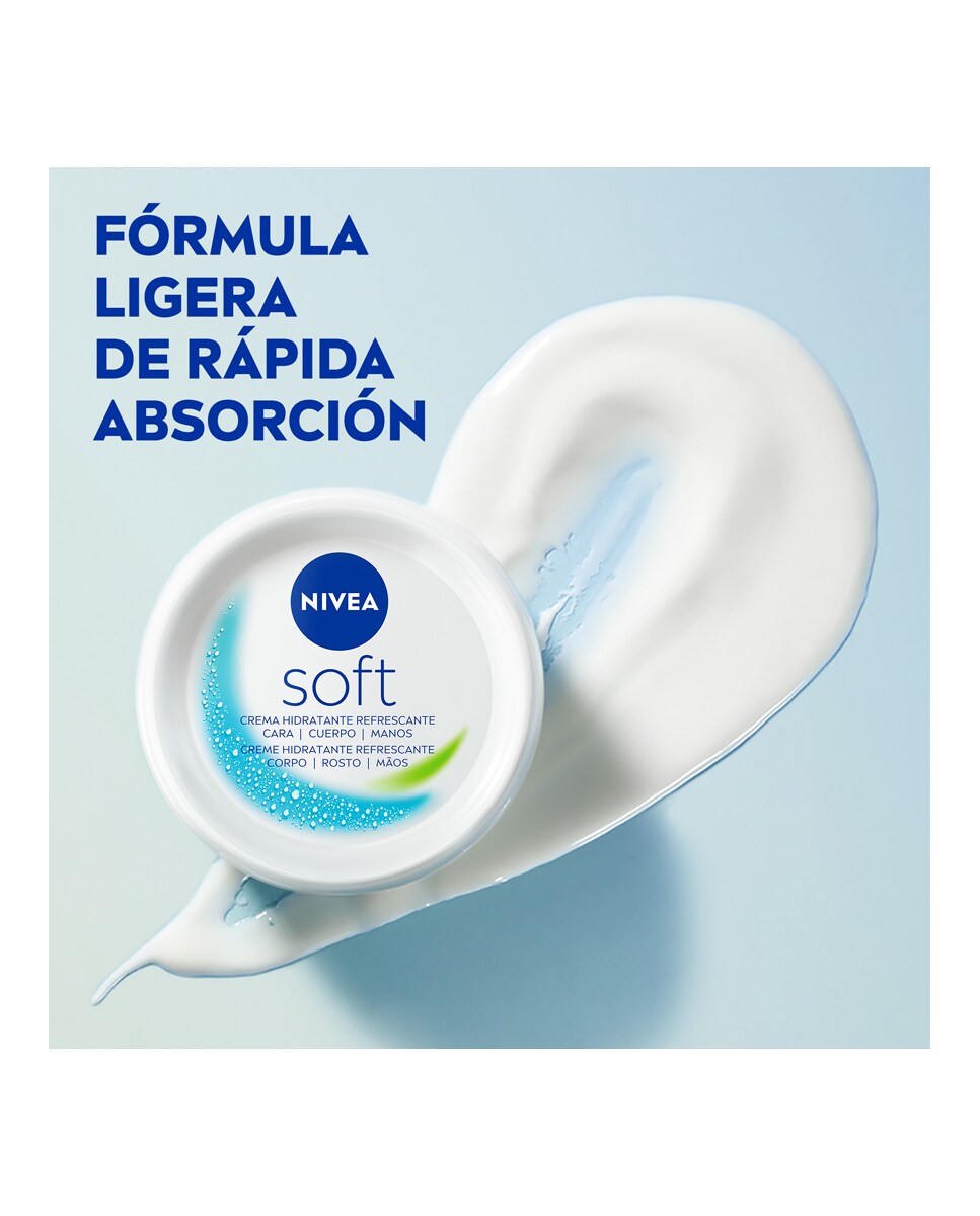 Crema Hidratante Multiuso Soft Mini 50 ml Nivea 4