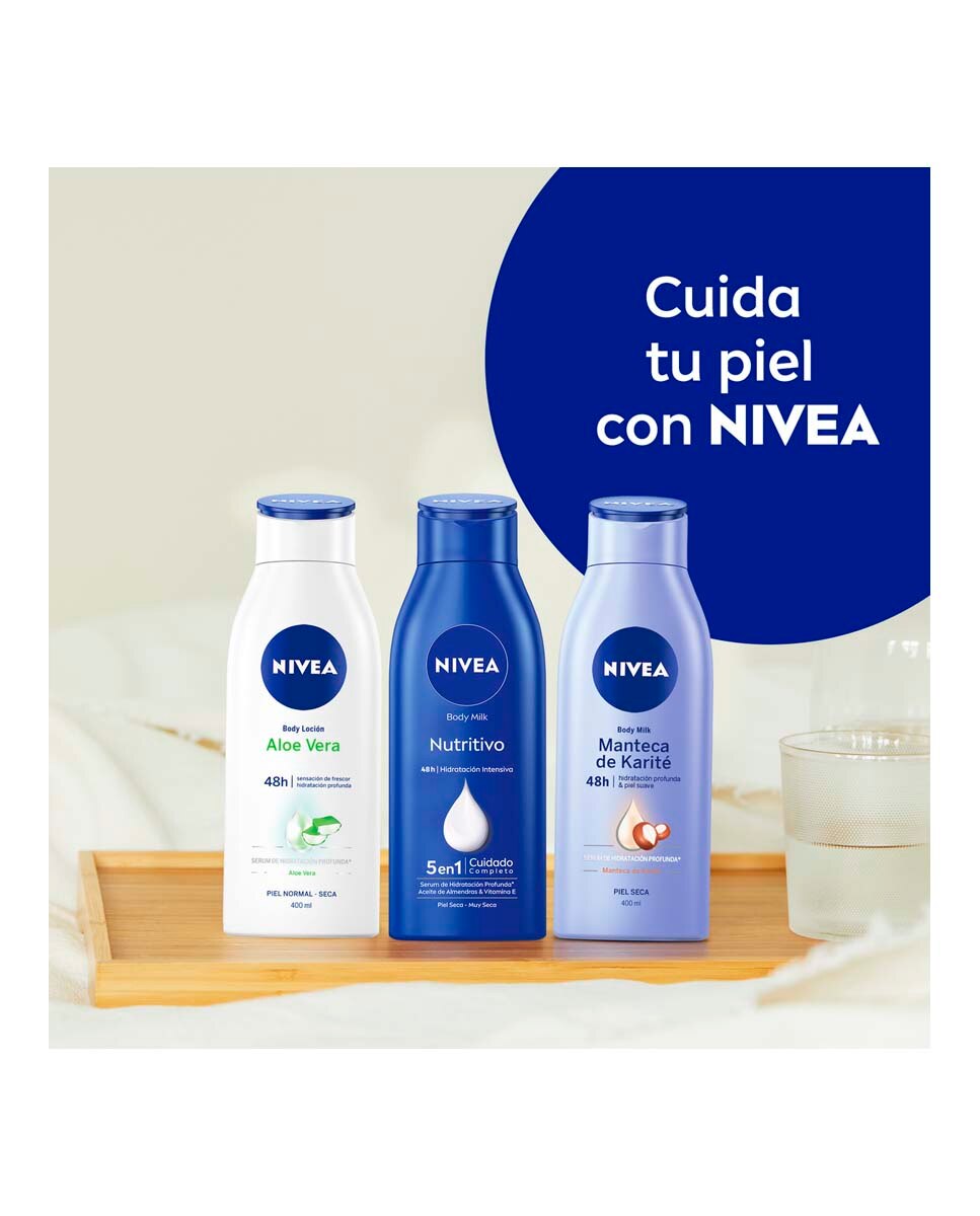 Body Milk Smooth Manteca De Karité Nivea - 400 ml 6