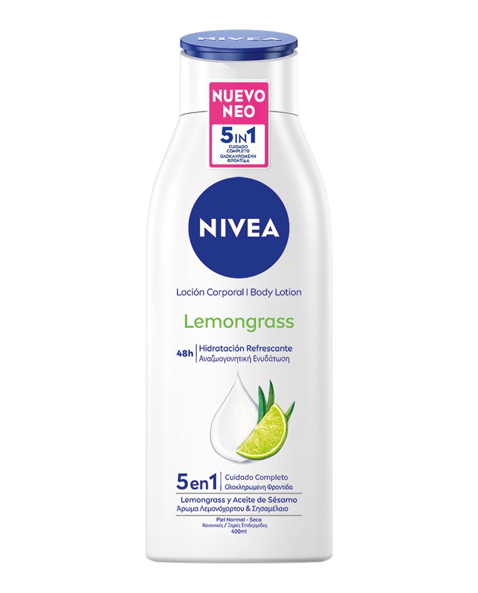 Loción Corporal Body Milk Lemongrass 400 ml Nivea - 400 ml 1