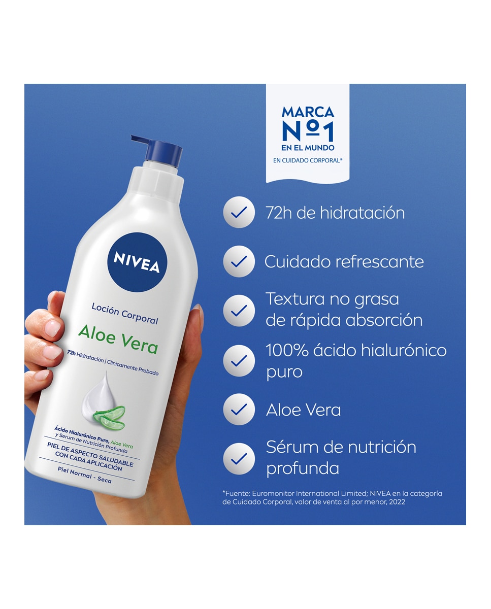 Loción Corporal Aloe Vera 625 ml Nivea - 625 ml 3