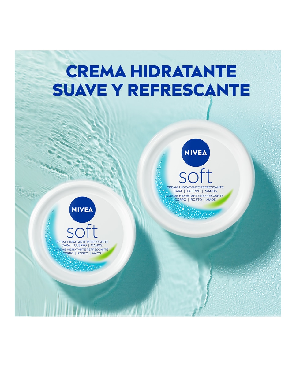 Imagen 8 de Crema Hidratante Multiuso Soft 375 ml Nivea - 375 ml