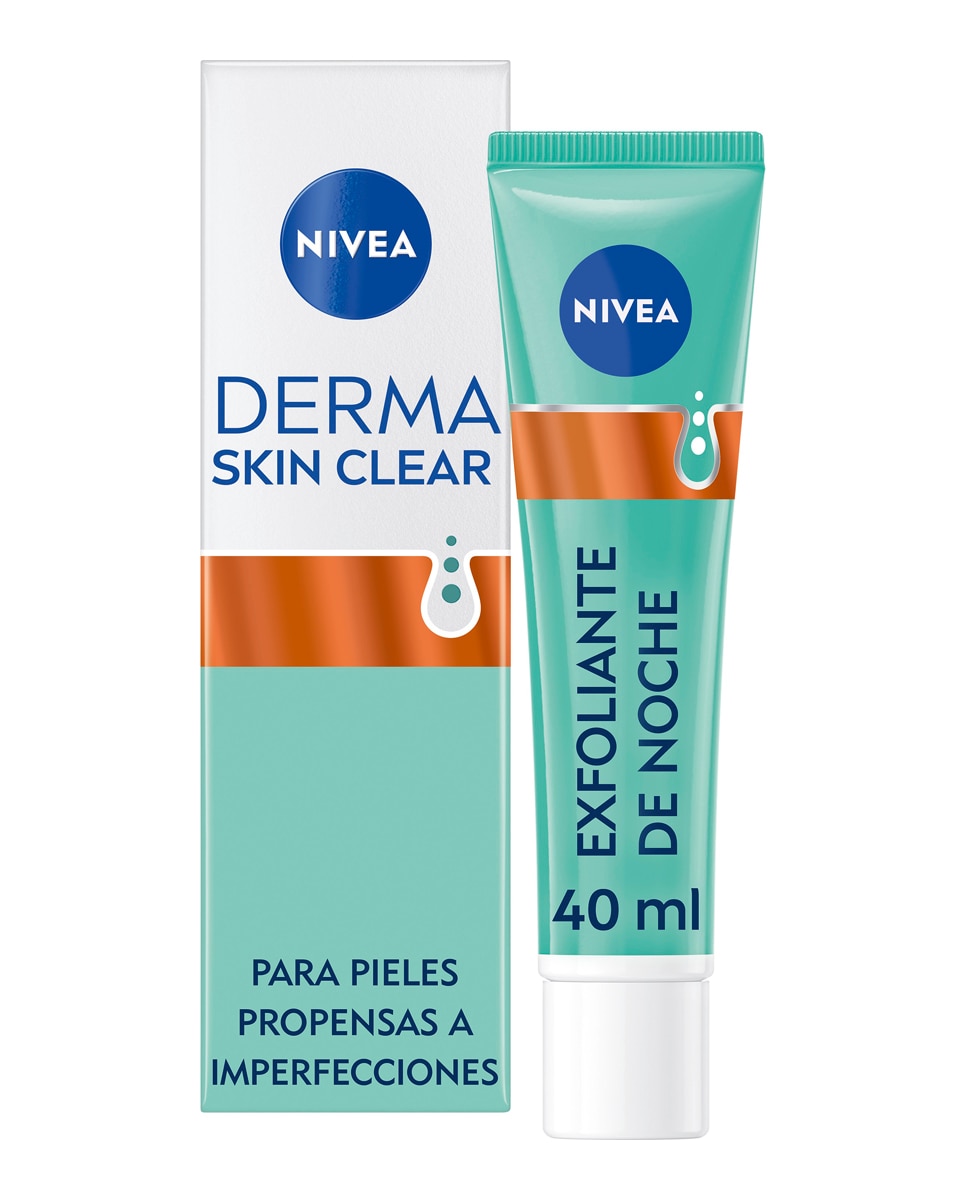 Exfoliante Peeling De Noche Derma Skin Clear Nivea 40 ml · El