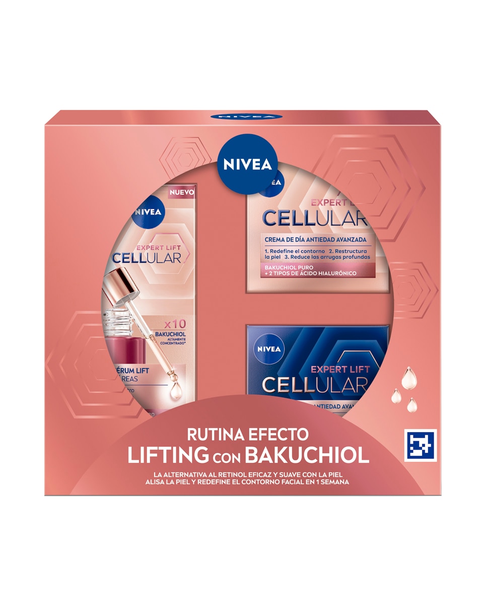 NIVEA - Pack Cellular Rutina Efecto Lifting con Bakuchiol Nivea.